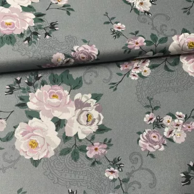 TECIDO ISABELLA ROSE FLORES