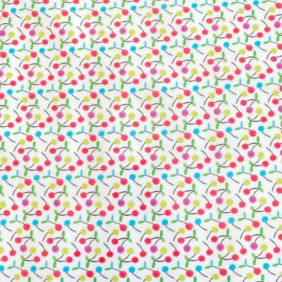 TECIDO PLASTIFICADO CEREJAS