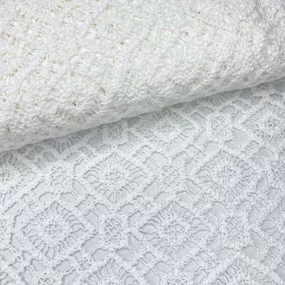 RENDA CROCHET LOSANGOS