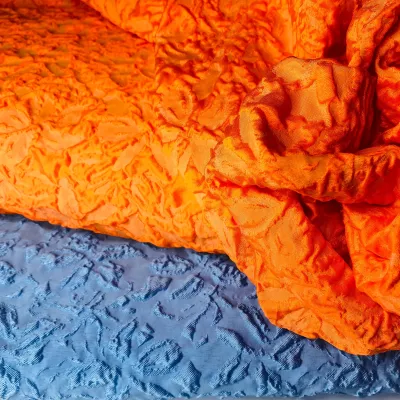 JACQUARD ENRRUGADO FLORES