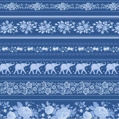 TILDA SOMETHING BLUE BORDERS NIGHT