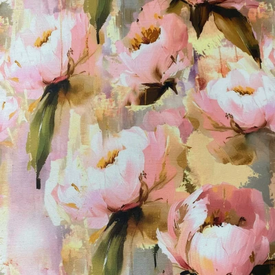 MICADO FLORES AQUARELA ROSA