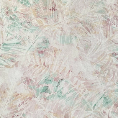 RESINADO FOLHAS ROSA E VERDE